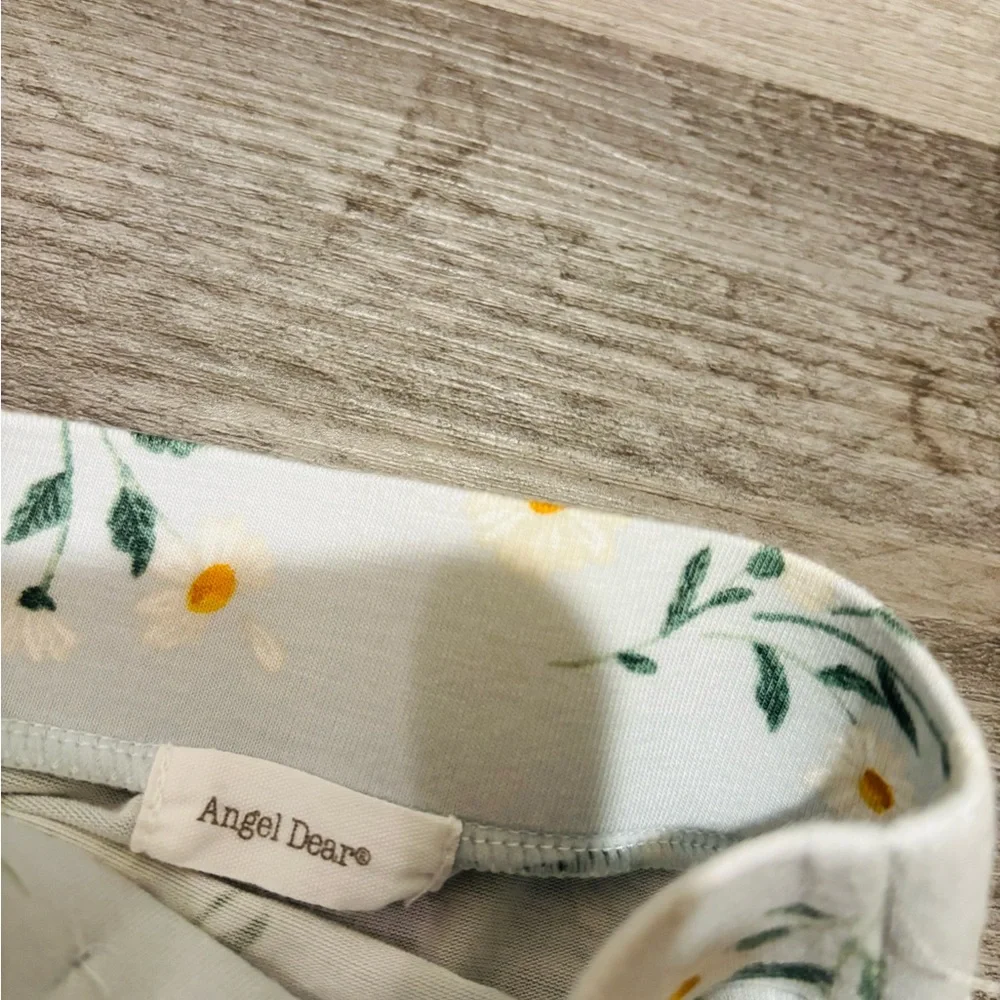 Angel Dear Baby Floral Bloom Cotton Diaper Cover - light Blue Flowers 0-3 mo